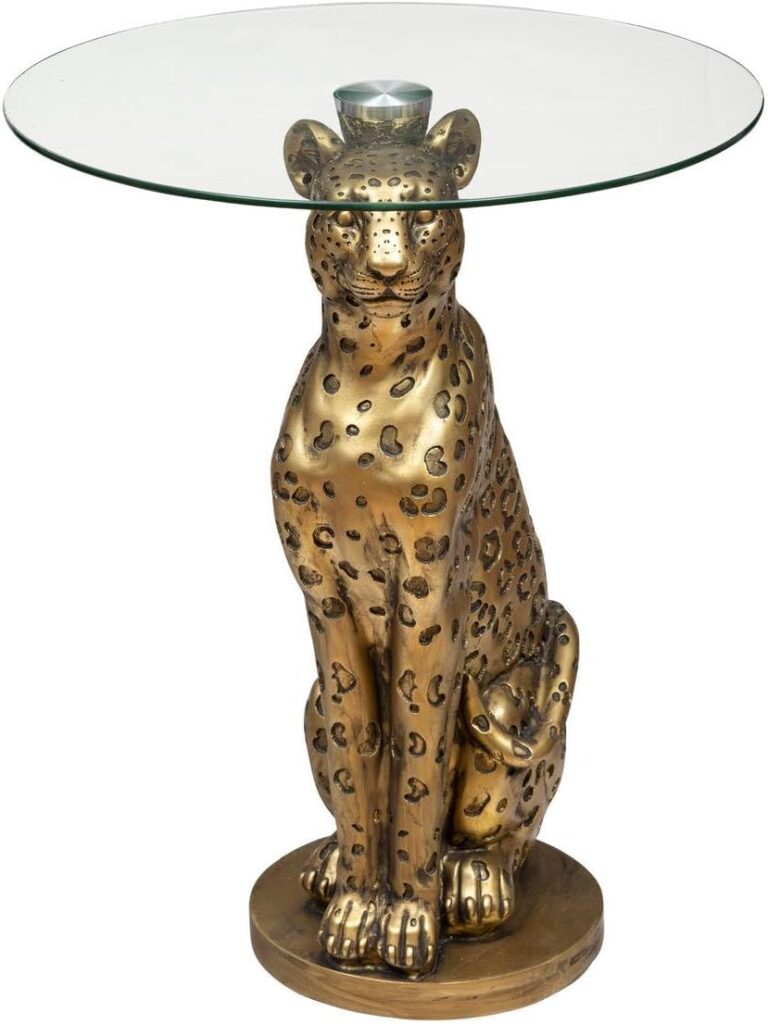 🐆 Mesa de Centro Redonda Wild Leopardo de Atmosphera: estilo salvaje para tu salón